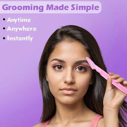 Pack Of 3 Eyebrow Painless Facial Hair Remover Razor For Face, Women And Men