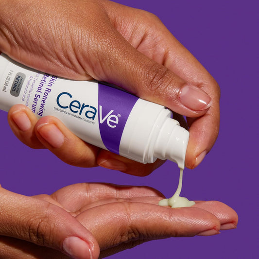 CeraVe, Skin Renewing Retinol Serum, (30 ml) lCeraVe Skin Renewing Serum with Retinol – Anti-Aging & Smoothing Formula(30 ml) l