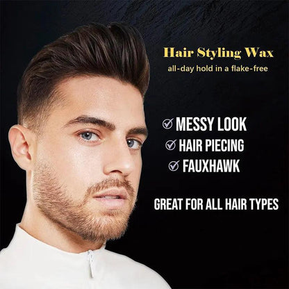 IKT Hair Styling Gel Wax | Styling Hair Frizz Fixed Fluffy Men Styling Wax Edge Control 130g
