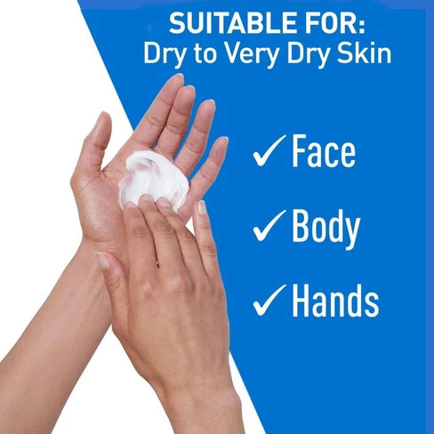 cerave moisturizing cream baume hydratant /non-greasy, fast-absorbing moisturizer for normal to dry skin on the face and body 50m