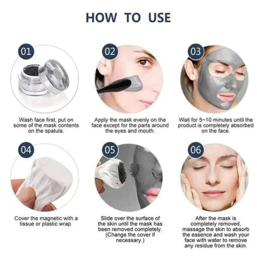 Magnetic Face Mask – Deep Cleansing, Detoxifying & Revitalizing Skincare for Healthy, Youthful-Looking Skin