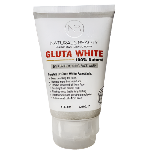 Gluta Skin Brightening Face Wash 120ml – Gentle Deep Cleanser For Radiant, Clear & Smooth Skin, Removes Dirt, Oil & Impurities